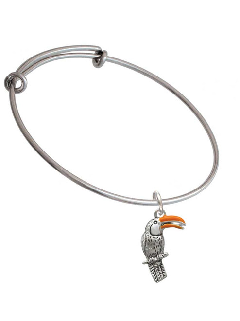 Toucan Charm Bangle Bracelet