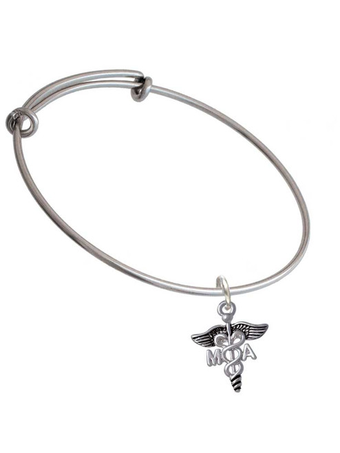 Caduceus - MA Charm Bangle Bracelet