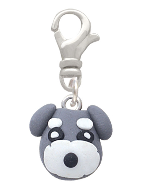 Fimo Clay Puppy Dog Clip On Charm