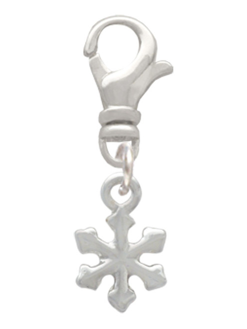 Mini Snowflake Clip On Charm