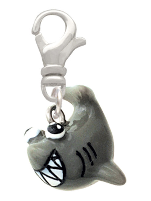 Resin Shark Clip On Charm