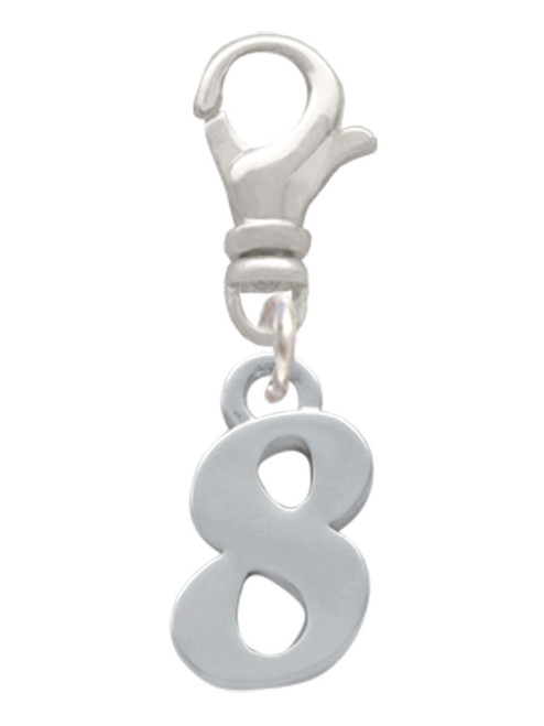 Number - 8 - Clip On Charm