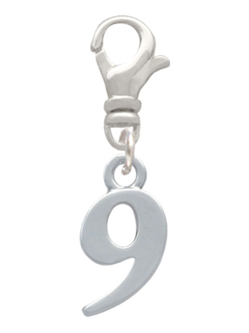 Number - 9 - Clip On Charm