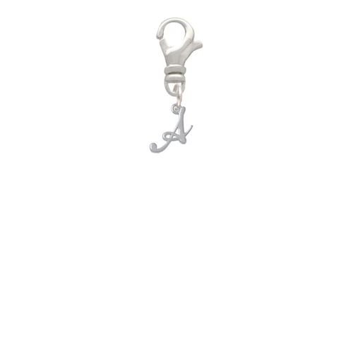 Mini Gelato Script Initial - A - Clip On Charm