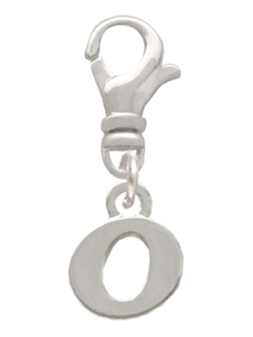 Small Greek Letter - Omicron - Clip On Charm