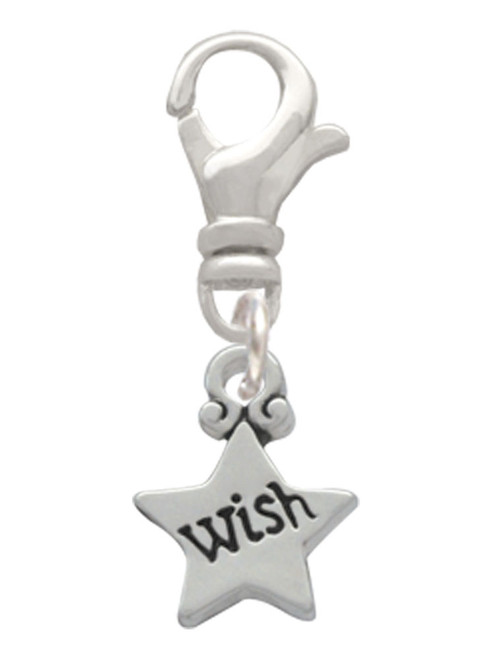 Mini ''Wish'' Star Clip On Charm