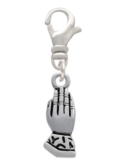 Praying Hands Clip On Charm