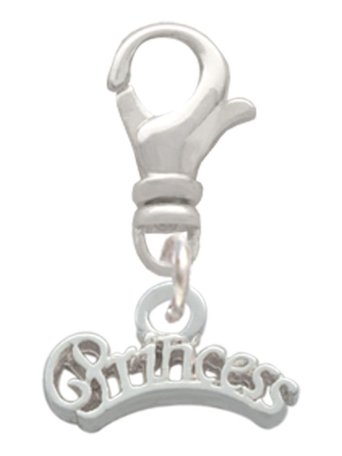Script ''Princess'' Clip On Charm