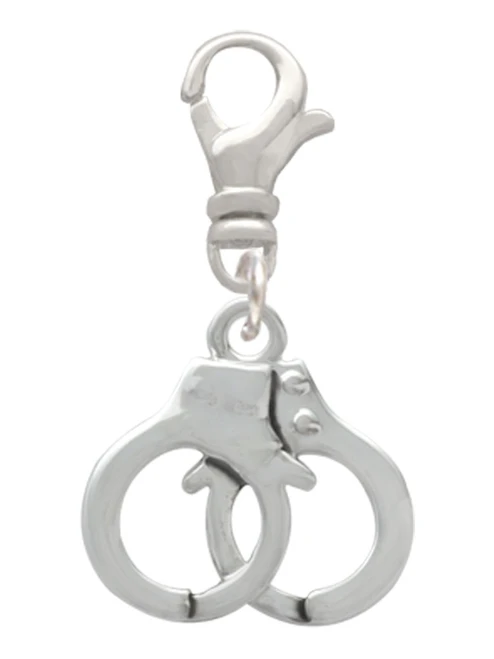 Handcuffs Clip On Charm