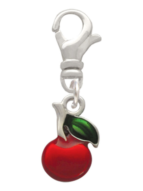 Single Cherry Clip On Charm
