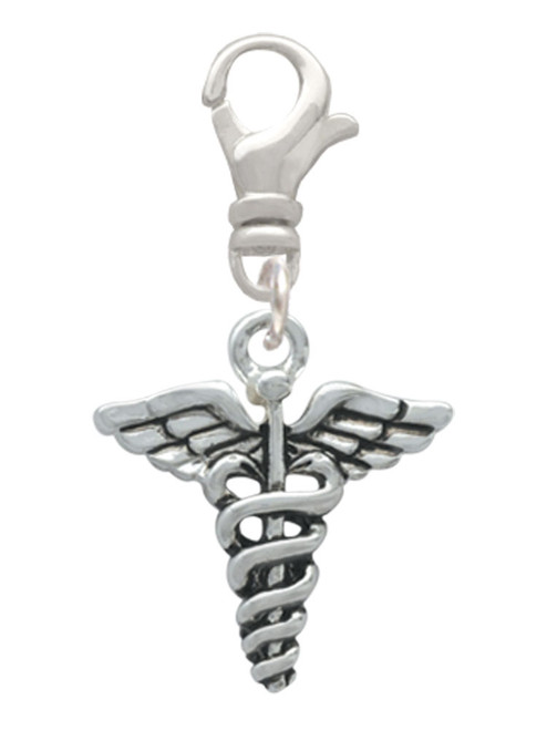 Caduceus Clip On Charm