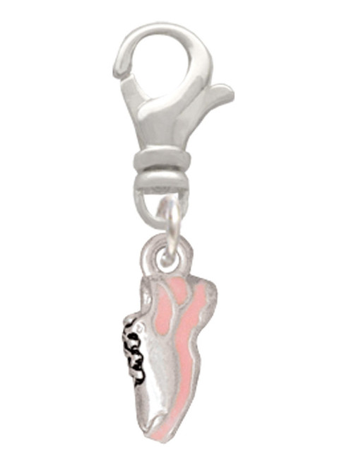 Mini Pink Running Shoe Clip On Charm