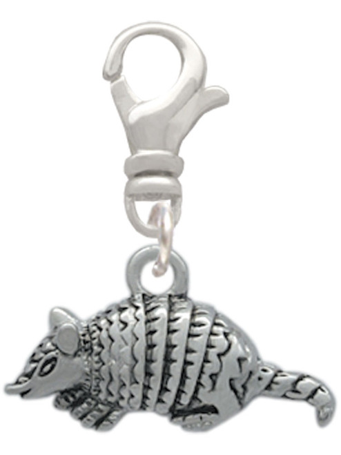 Small Armadillo Clip On Charm