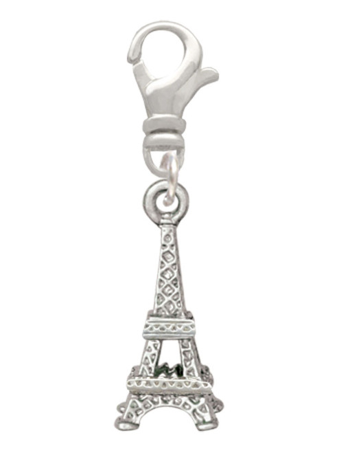 3-D Eiffel Tower Clip On Charm