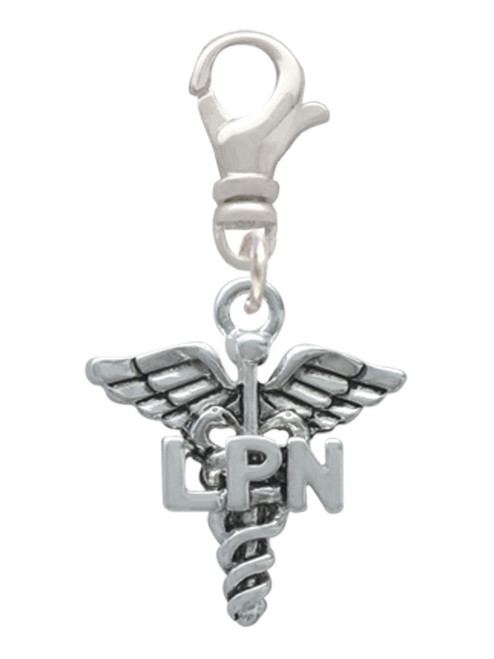 Caduceus - LPN Clip On Charm