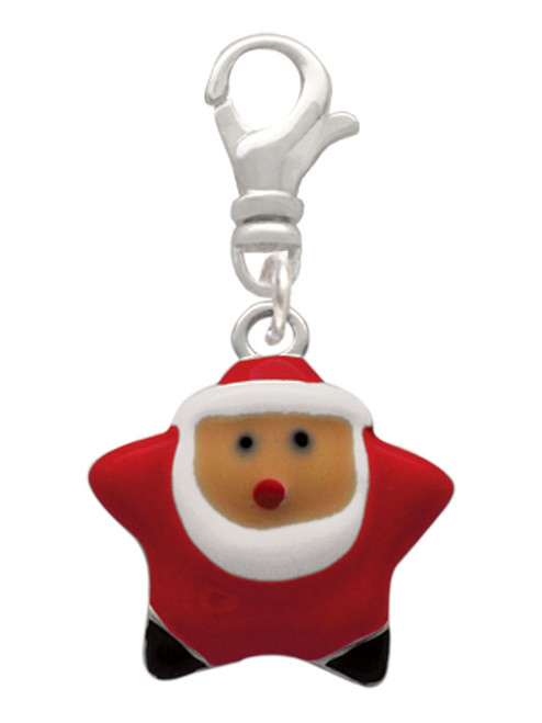 Star Santa Clip On Charm