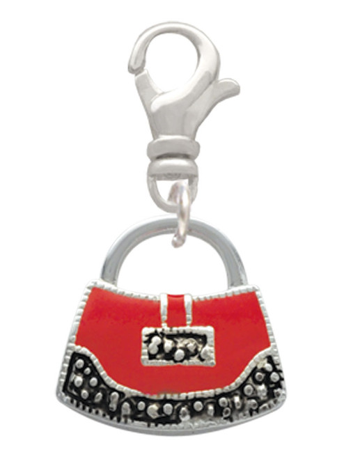 Red Purse Clip On Charm