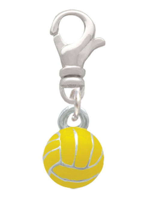 3-D Enamel Water Polo Clip On Charm