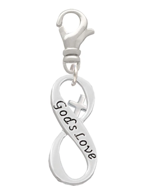 God's Love Infinity Sign Clip On Charm