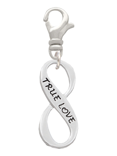 True Love Infinity Sign Clip On Charm