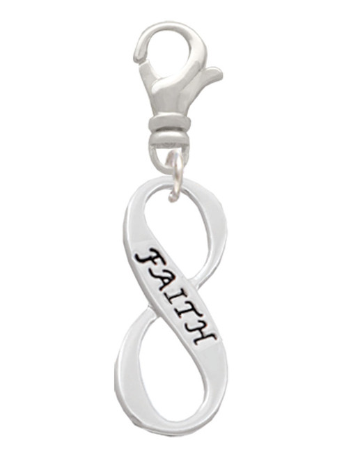 Faith Infinity Sign Clip On Charm