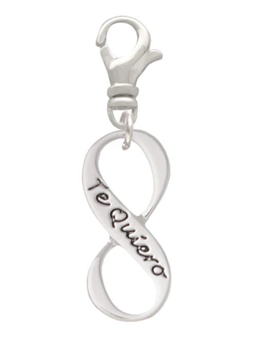 Te Quiero Infinity Sign Clip On Charm