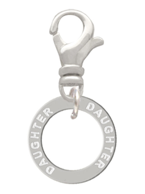 Daughter Eternity Ring Clip On Charm