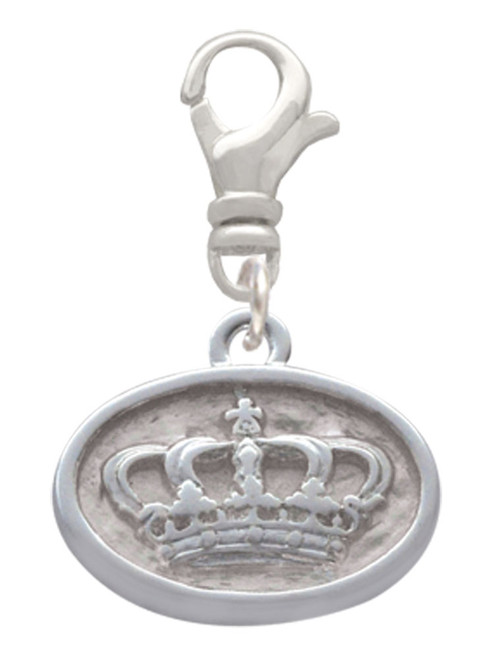 Crown - Oval Seal Clip On Charm