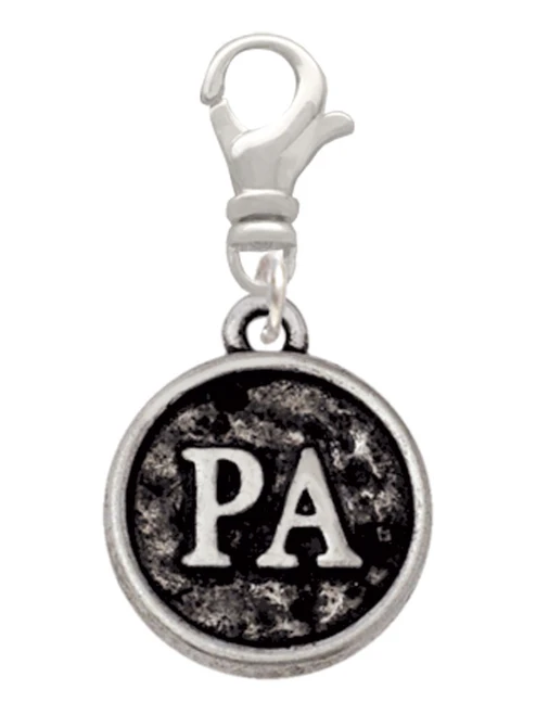 Medical Assistant Caduceus Seal - PA Clip On Charm
