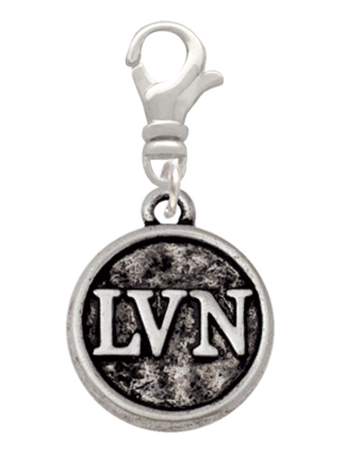 Nurse Caduceus Seal - LVN Clip On Charm