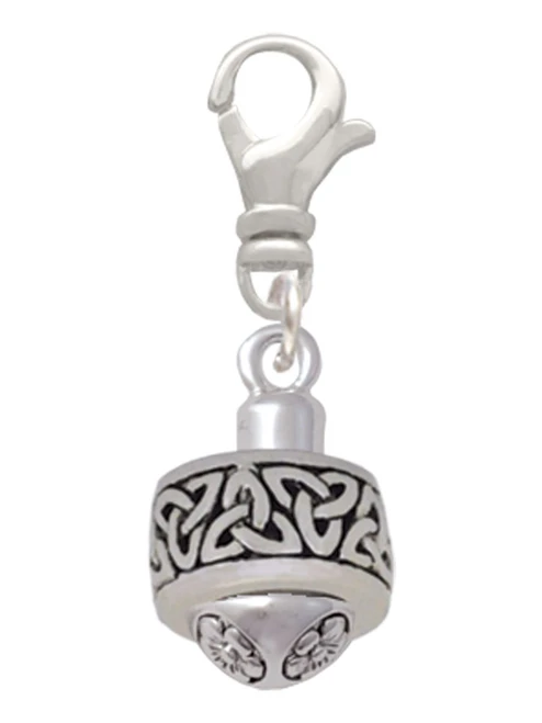 Celtic Knot Trinity Band Spinner Clip On Charm
