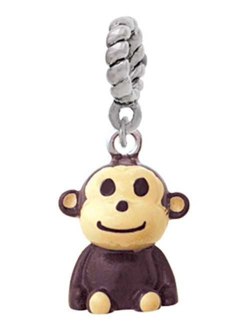 Resin Monkey Rope Charm Bead Dangle