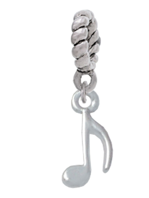 Mini Eighth Note Rope Charm Bead Dangle