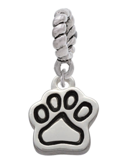 Small Paw Rope Charm Bead Dangle