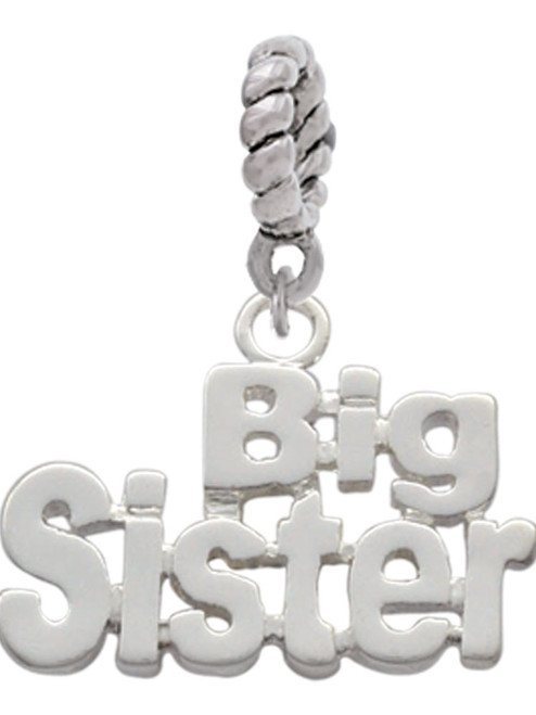 Big Sister Rope Charm Bead Dangle