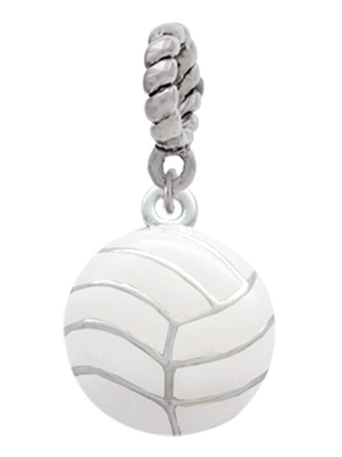 Large Volleyball Rope Charm Bead Dangle