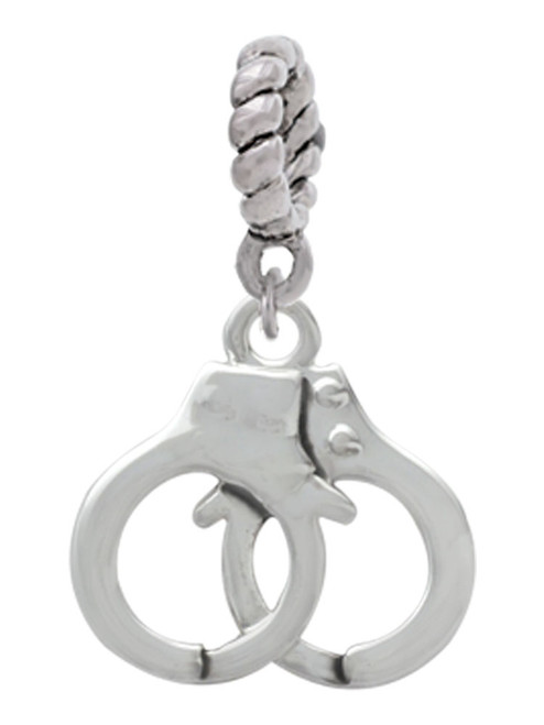 Handcuffs Rope Charm Bead Dangle