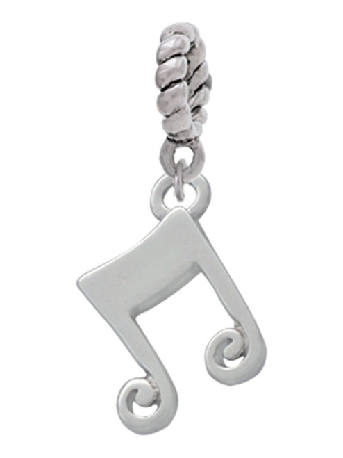 Double Music Note Rope Charm Bead Dangle