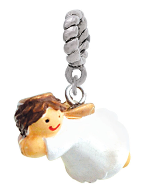 Resin Flying Angel Rope Charm Bead Dangle