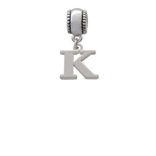 Large Greek Letter - Kappa - Charm Bead Dangle
