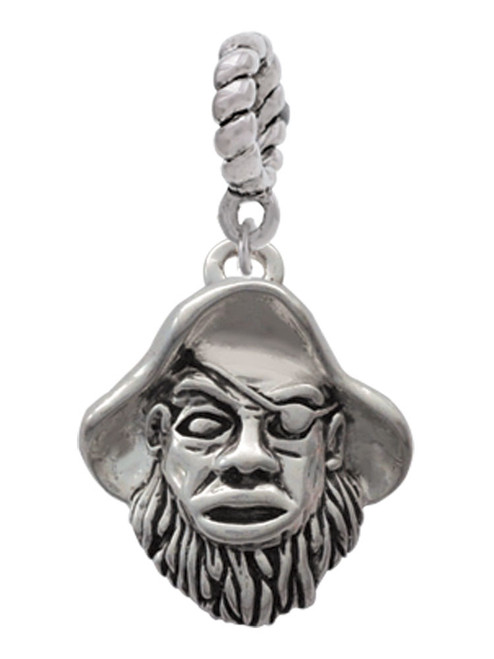 Large Pirate - Mascot Rope Charm Bead Dangle