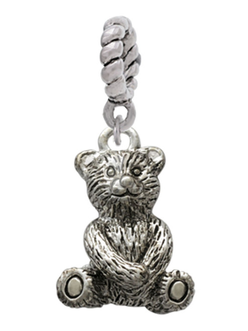 Teddy Bear Rope Charm Bead Dangle