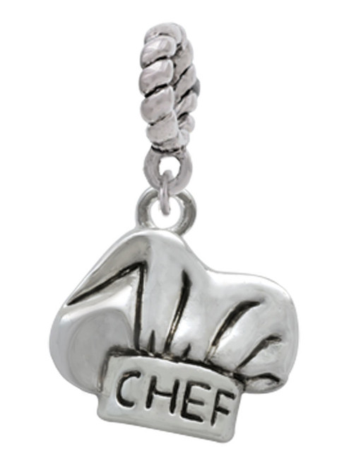 Chef Hat Rope Charm Bead Dangle