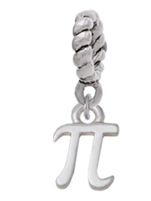 Small Pi Rope Charm Bead Dangle