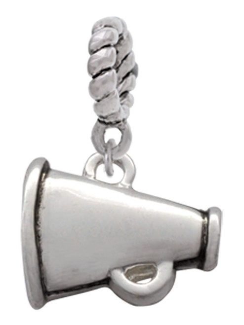 Small Megaphone Rope Charm Bead Dangle
