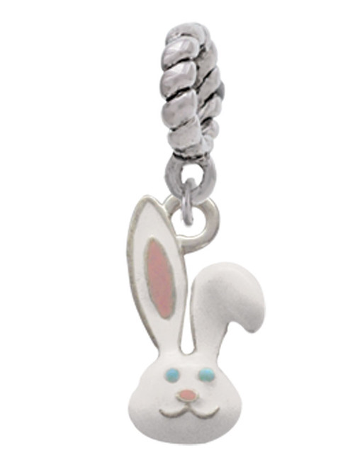 Bunny Face Rope Charm Bead Dangle