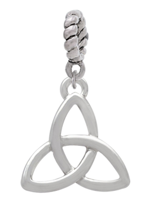 Large Trinity Knot Rope Charm Bead Dangle