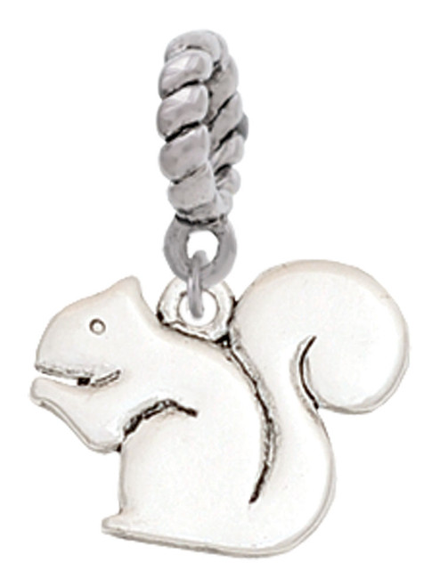 Squirrel Rope Charm Bead Dangle