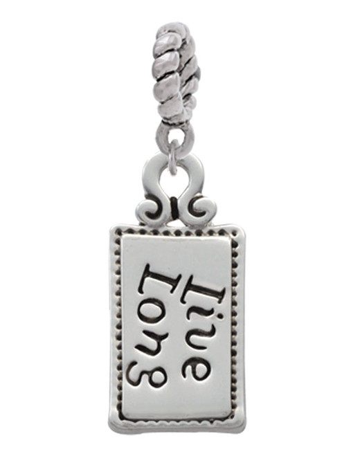 Live Long Rope Charm Bead Dangle