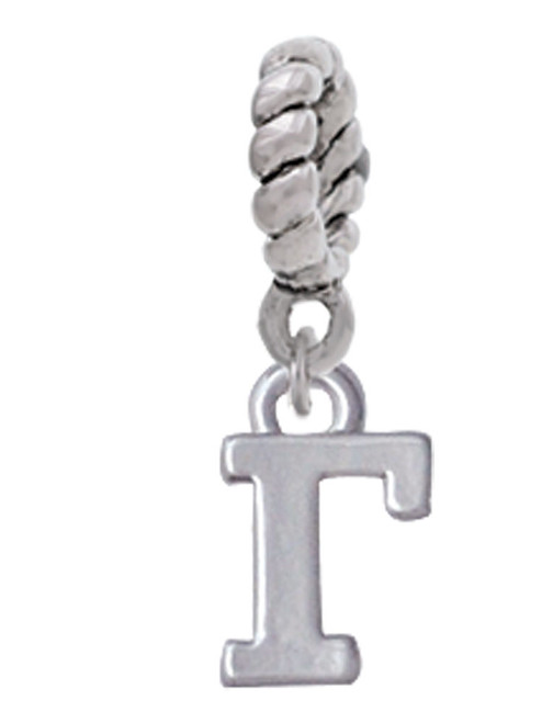 Small Greek Letter - Gamma - Rope Charm Bead Dangle